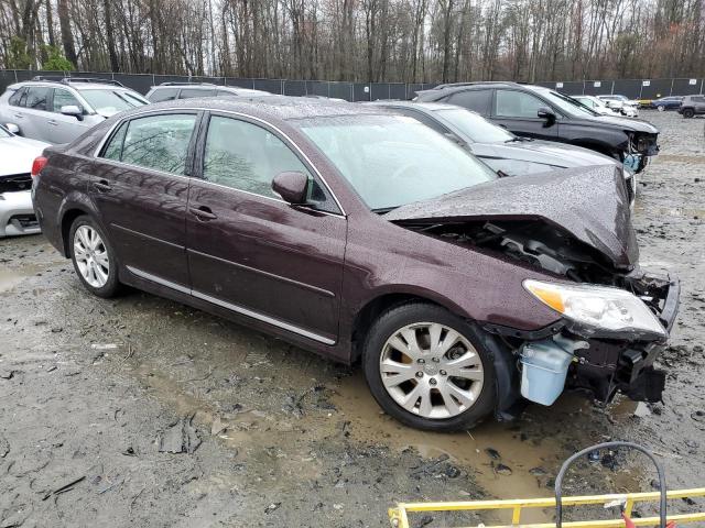 4T1BK3DB8BU375187 - 2011 TOYOTA AVALON BASE 勃艮第红 照片 4