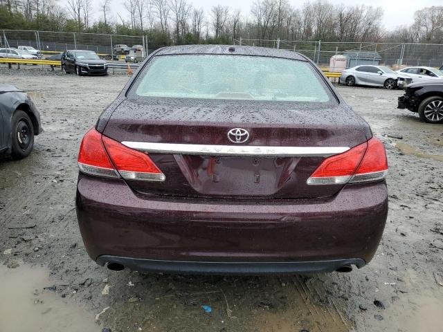 4T1BK3DB8BU375187 - 2011 TOYOTA AVALON BASE BURGUNDY photo 6