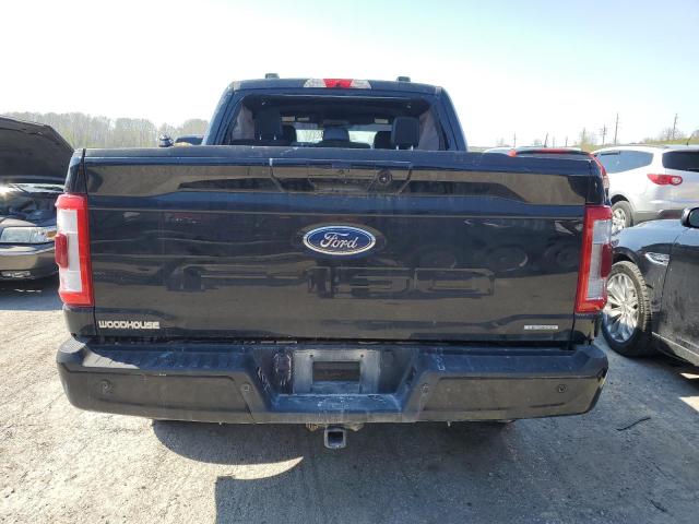 1FTFW1E83NKE60889 - 2022 FORD F150 SUPERCREW BLACK photo 6