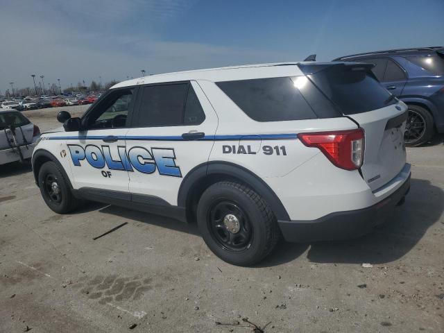 1FM5K8AB8LGA71422 - 2020 FORD EXPLORER POLICE INTERCEPTOR WHITE photo 2