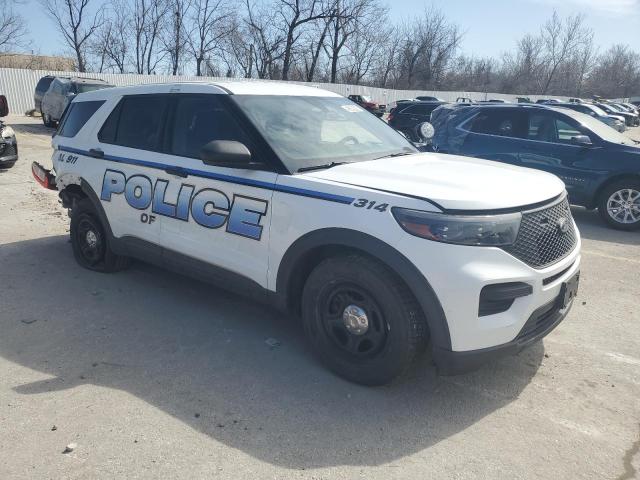 1FM5K8AB8LGA71422 - 2020 FORD EXPLORER POLICE INTERCEPTOR WHITE photo 4