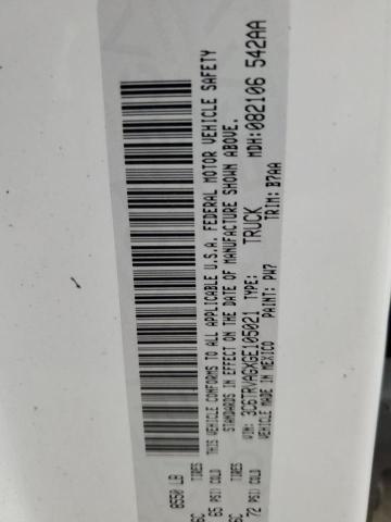 3C6TRVAGXGE105021 - 2016 RAM PROMASTER 1500 STANDARD WHITE photo 13