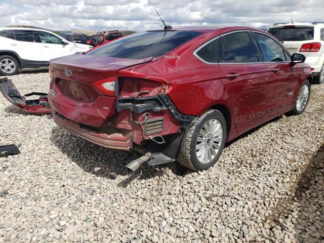 3FA6P0PU7FR294073 - 2015 FORD FUSION SE PHEV RED photo 3