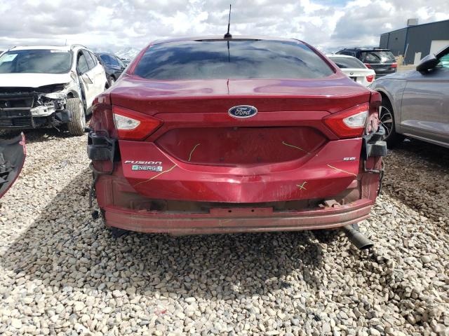 3FA6P0PU7FR294073 - 2015 FORD FUSION SE PHEV RED photo 6