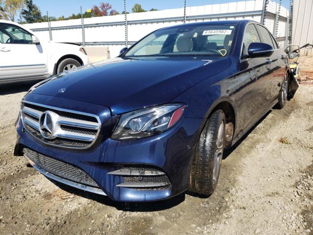 WDDZF4JB8JA381210 - 2018 MERCEDES-BENZ E 300 BLUE photo 2