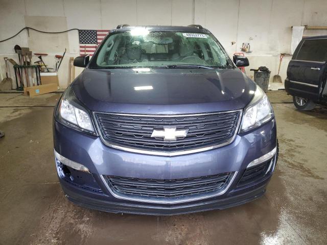 1GNKRFKD8DJ162824 - 2013 CHEVROLET TRAVERSE LS BLUE photo 5