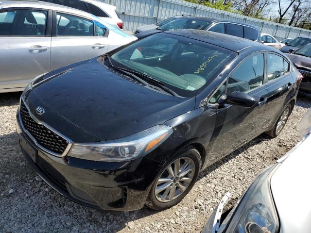 3KPFL4A79HE025292 - 2017 KIA FORTE LX BLACK photo 1