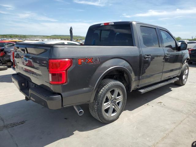 1FTEW1E55KKC83615 - 2019 FORD F150 SUPERCREW GRAY photo 3