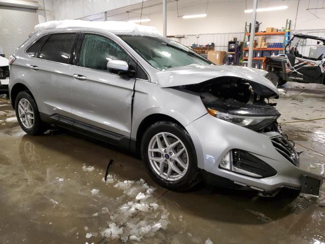 2FMPK4J96MBA64699 - 2021 FORD EDGE SEL SILVER photo 4