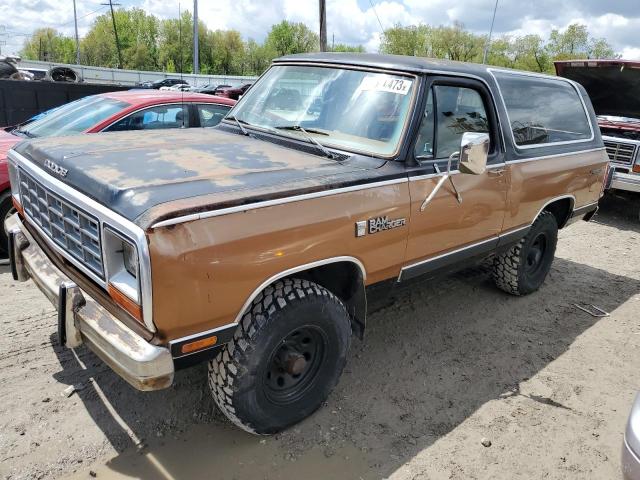 1B4GW12W3FS614006 - 1985 DODGE RAMCHARGER AW-100 TAN photo 1