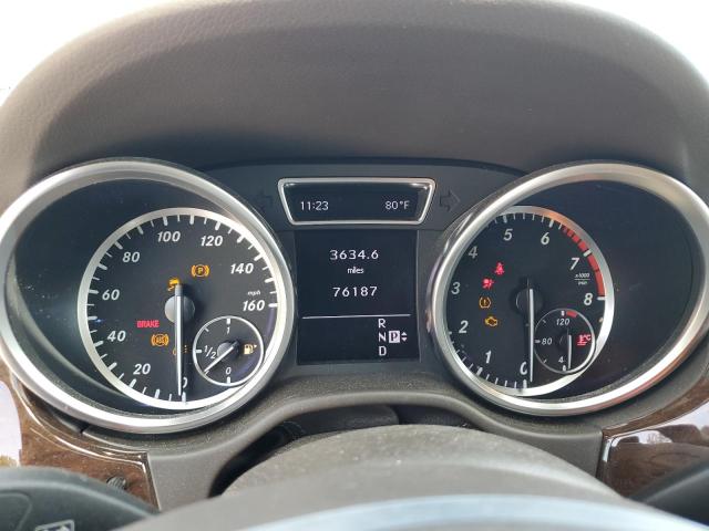 4JGDA5HB6CA095479 - 2012 MERCEDES-BENZ ML 350 4MATIC WHITE photo 9