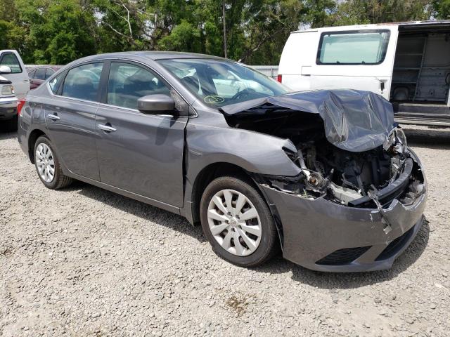 3N1AB7AP1KY272149 - 2019 NISSAN SENTRA S GRAY photo 4