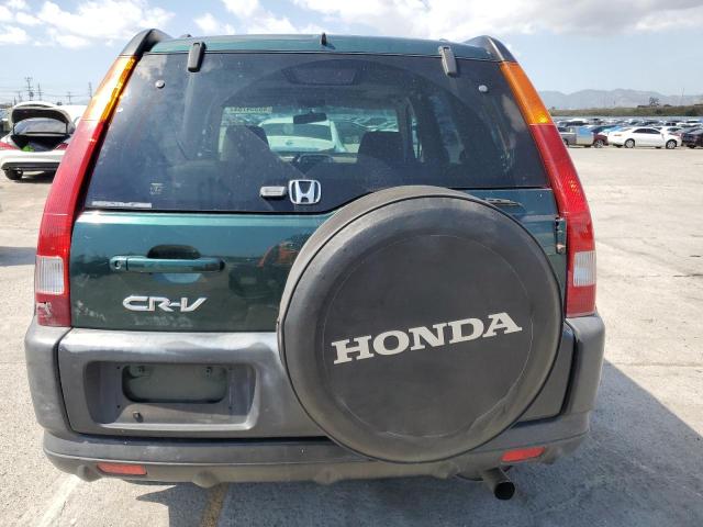 JHLRD788X2C091457 - 2002 HONDA CR-V EX GREEN photo 6