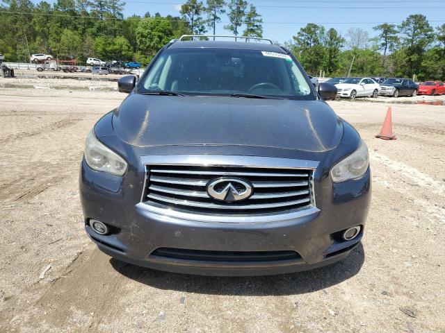 5N1AL0MN9DC308995 - 2013 INFINITI JX35 CHARCOAL photo 5