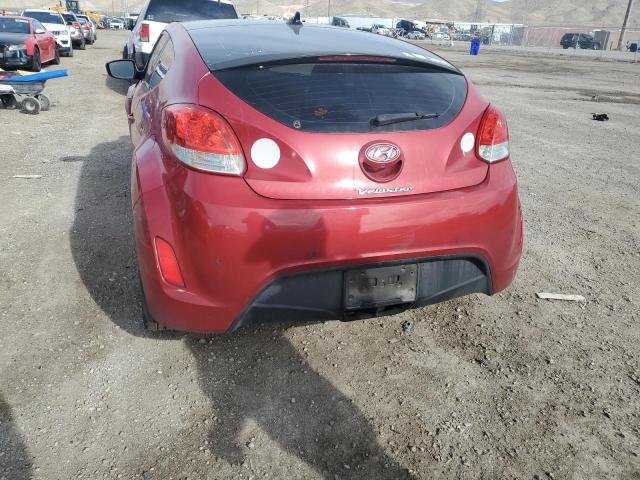 KMHTC6AD3DU141194 - 2013 HYUNDAI VELOSTER RED photo 6