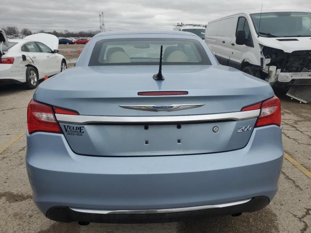 1C3BCBFG2CN255597 - 2012 CHRYSLER 200 LIMITED BLUE photo 6