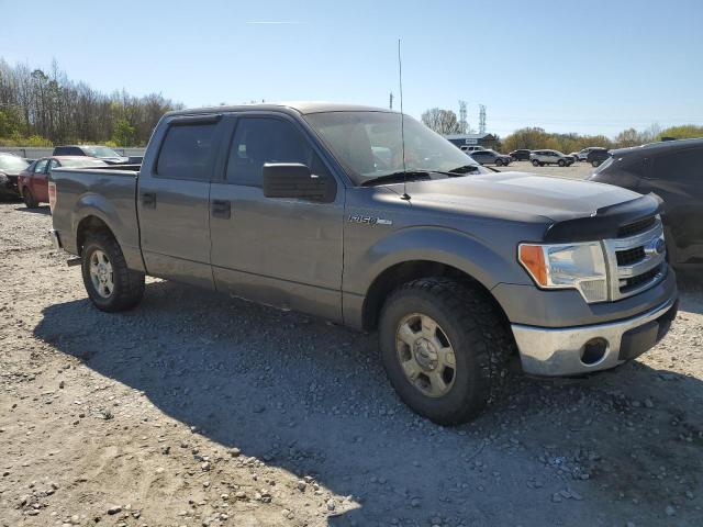 1FTFW1CF2DFA93847 - 2013 FORD F150 SUPERCREW GRAY photo 4