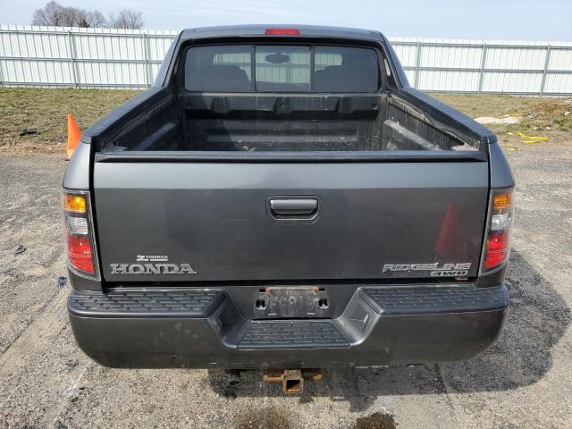 2HJYK164X8H533778 - 2008 HONDA RIDGELINE RTS GRAY photo 6