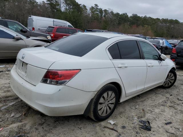 1HGCP26358A057405 - 2008 HONDA ACCORD LX WHITE photo 3