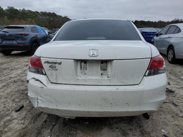 1HGCP26358A057405 - 2008 HONDA ACCORD LX WHITE photo 6