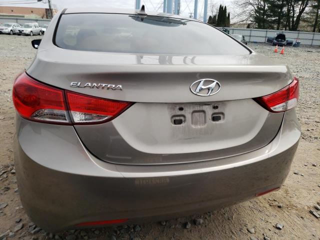 5NPDH4AE2DH415468 - 2013 HYUNDAI ELANTRA GLS TAN photo 6