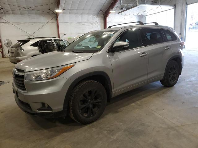 5TDJKRFH2GS505531 - 2016 TOYOTA HIGHLANDER XLE 银色 照片 1