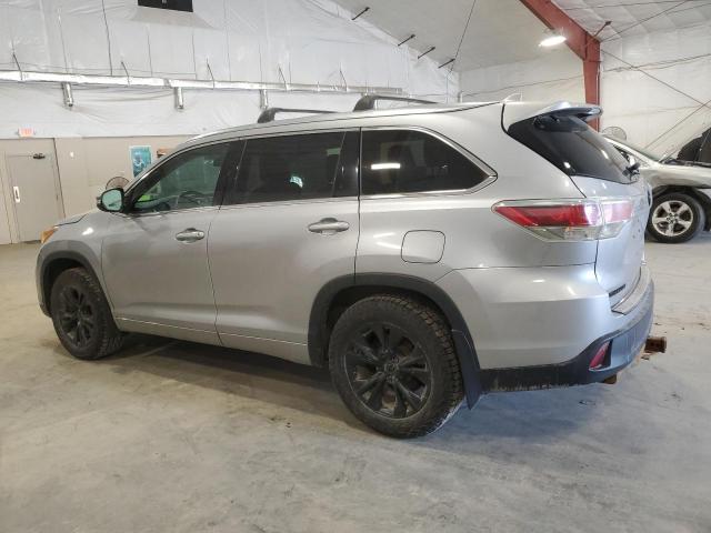 5TDJKRFH2GS505531 - 2016 TOYOTA HIGHLANDER XLE 银色 照片 2