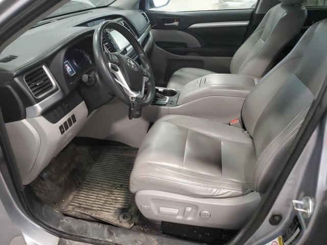 5TDJKRFH2GS505531 - 2016 TOYOTA HIGHLANDER XLE 银色 照片 7