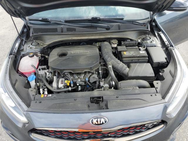 3KPF44ACXME372845 - 2021 KIA FORTE GT GRAY photo 11