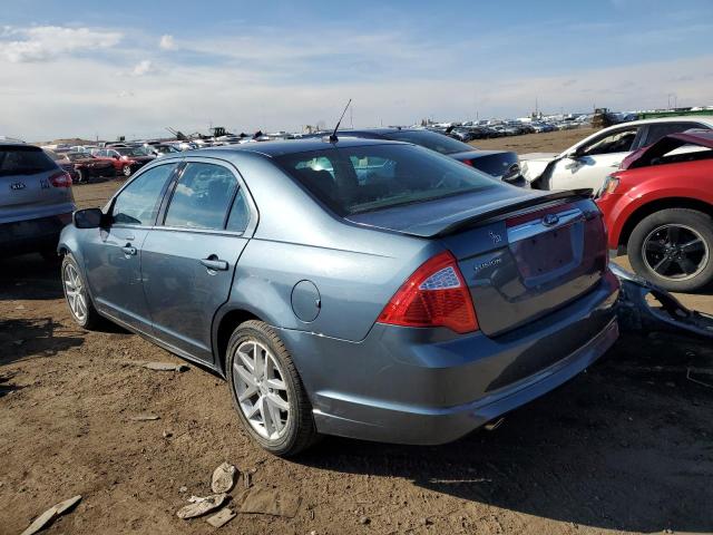 3FAHP0JG4BR274045 - 2011 FORD FUSION SEL BLUE photo 2