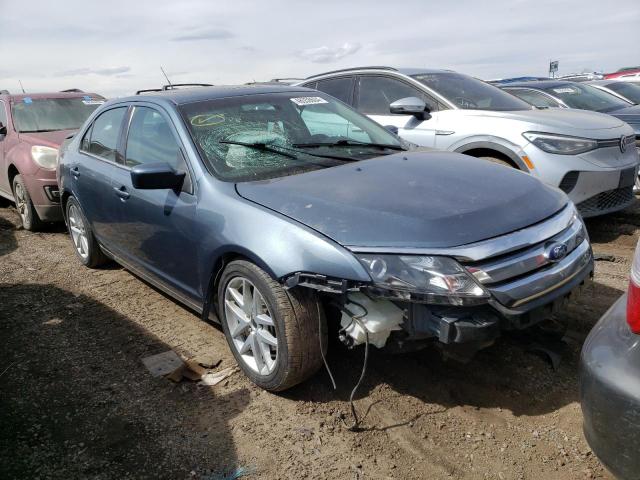 3FAHP0JG4BR274045 - 2011 FORD FUSION SEL BLUE photo 4