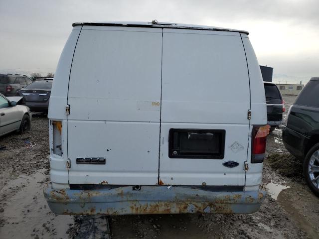 1FTSS34L04HB45359 - 2004 FORD ECONOLINE E350 SUPER DUTY VAN WHITE photo 6