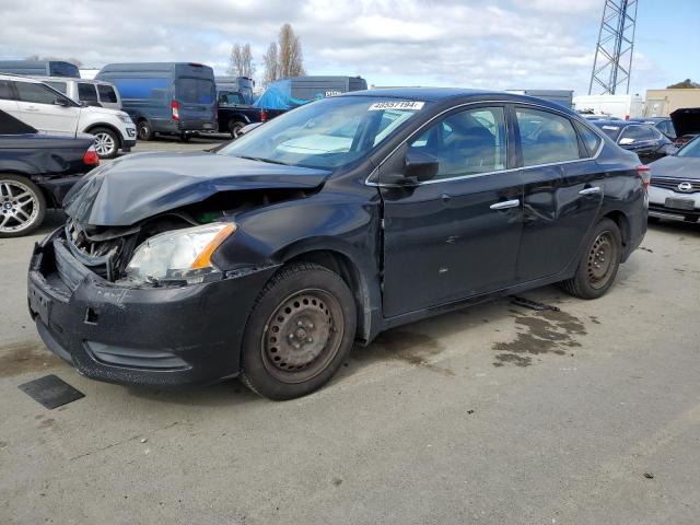 3N1AB7AP8EY213281 - 2014 NISSAN SENTRA S CHARCOAL photo 1