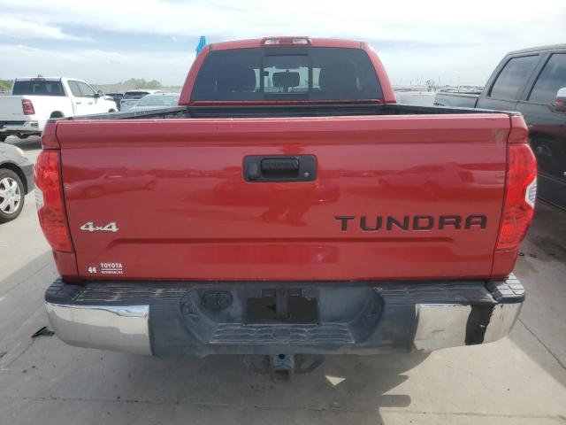 5TFUY5F17HX613646 - 2017 TOYOTA TUNDRA DOUBLE CAB SR/SR5 RED photo 6