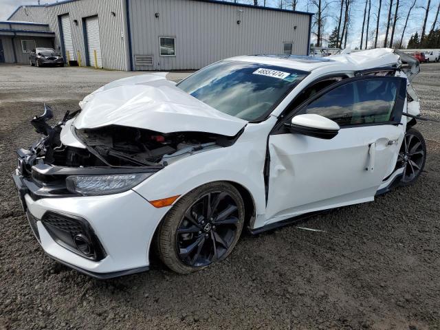 SHHFK7H92JU415371 - 2018 HONDA CIVIC SPORT TOURING WHITE photo 1