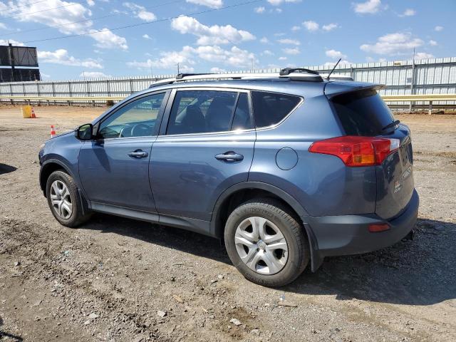 2T3BFREVXEW224461 - 2014 TOYOTA RAV4 LE BLUE photo 2