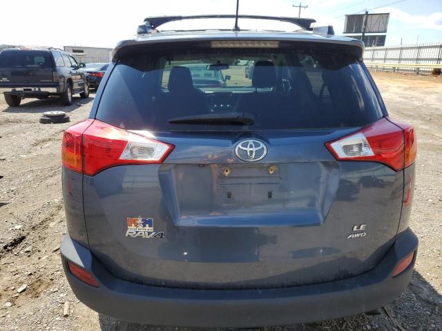 2T3BFREVXEW224461 - 2014 TOYOTA RAV4 LE BLUE photo 6