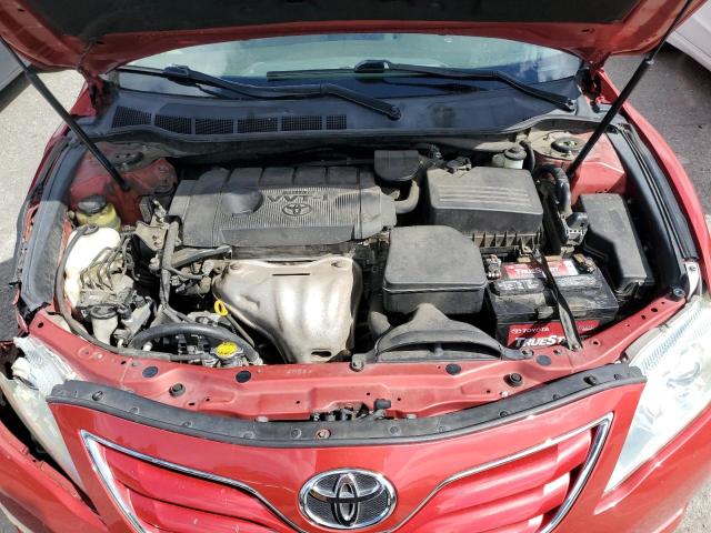 4T1BF3EK8AU083430 - 2010 TOYOTA CAMRY BASE RED photo 11