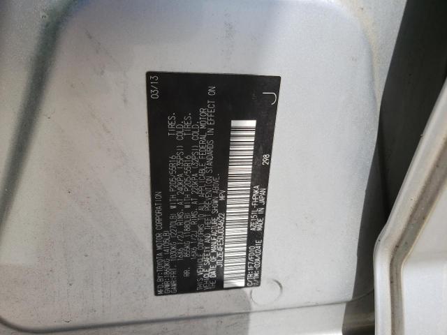 JTLZE4FE5DJ034622 - 2013 TOYOTA SCION XB 银色 照片 12