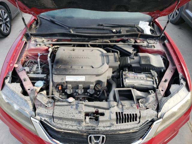 1HGCT2B80EA000294 - 2014 HONDA ACCORD EXL RED photo 11