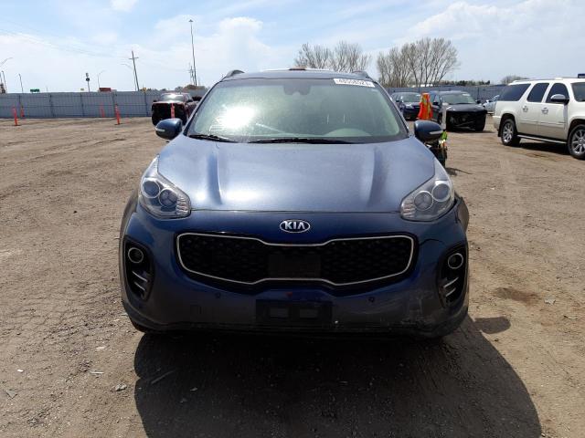 KNDPNCAC4J7385081 - 2018 KIA SPORTAGE EX GRAY photo 5