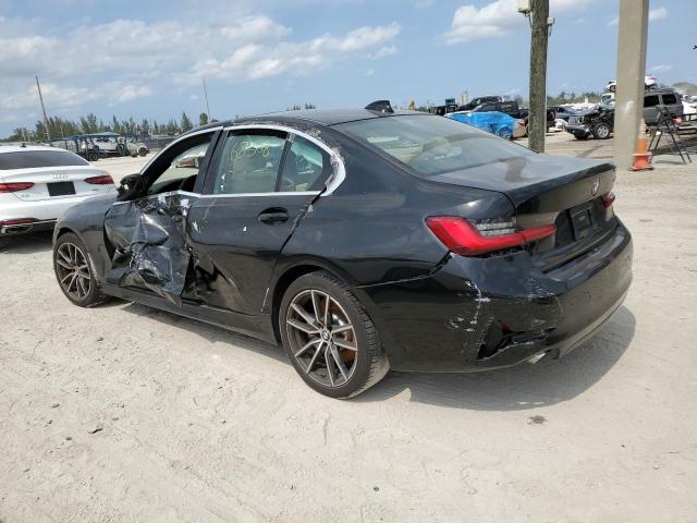 3MW5R1J08L8B20619 - 2020 BMW 330I BLACK photo 2