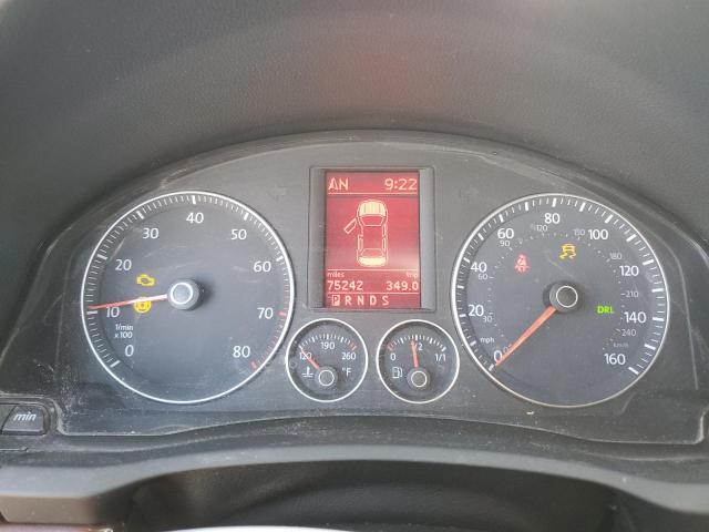 WVWFA71F99V011940 - 2009 VOLKSWAGEN EOS LUX BLACK photo 9