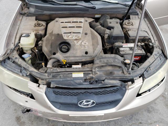 5NPEU46F26H077865 - 2006 HYUNDAI SONATA GLS CREAM photo 11