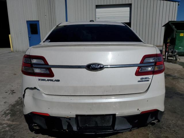 1FAHP2E89EG127391 - 2014 FORD TAURUS SEL WHITE photo 6