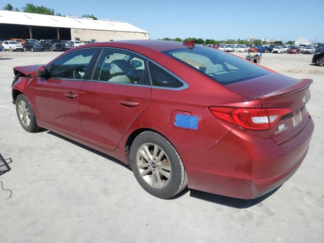 5NPE24AF0FH005270 - 2015 HYUNDAI SONATA SE BURGUNDY photo 2