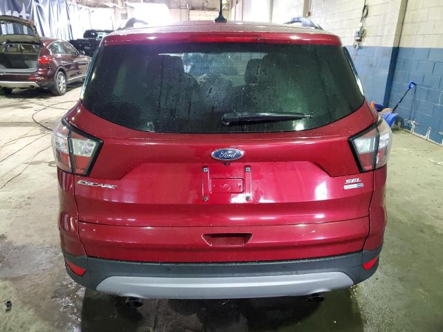 1FMCU9HDXJUB55092 - 2018 FORD ESCAPE SEL RED photo 6