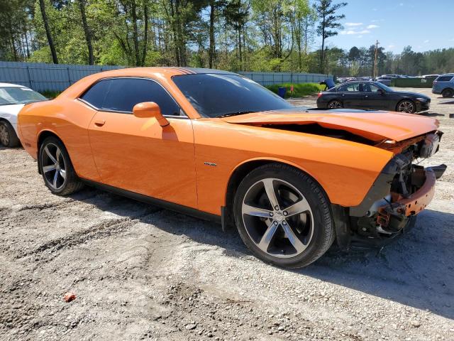 2C3CDYBT3EH276848 - 2014 DODGE CHALLENGER R/T ORANGE photo 4