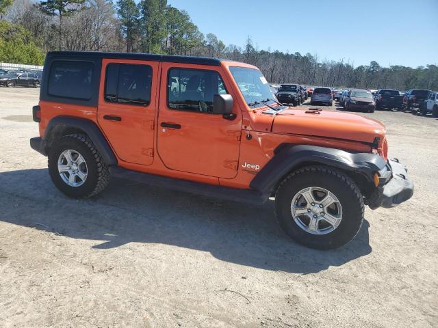 1C4HJXDG0KW539086 - 2019 JEEP WRANGLER U SPORT ORANGE photo 4