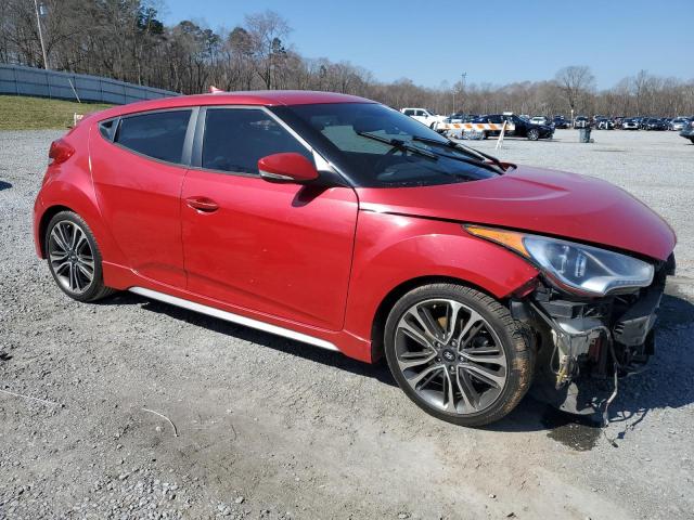KMHTC6AE3GU255340 - 2016 HYUNDAI VELOSTER TURBO 红色 照片 4